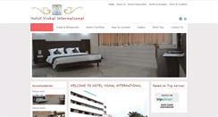 Desktop Screenshot of hotelvishal.com